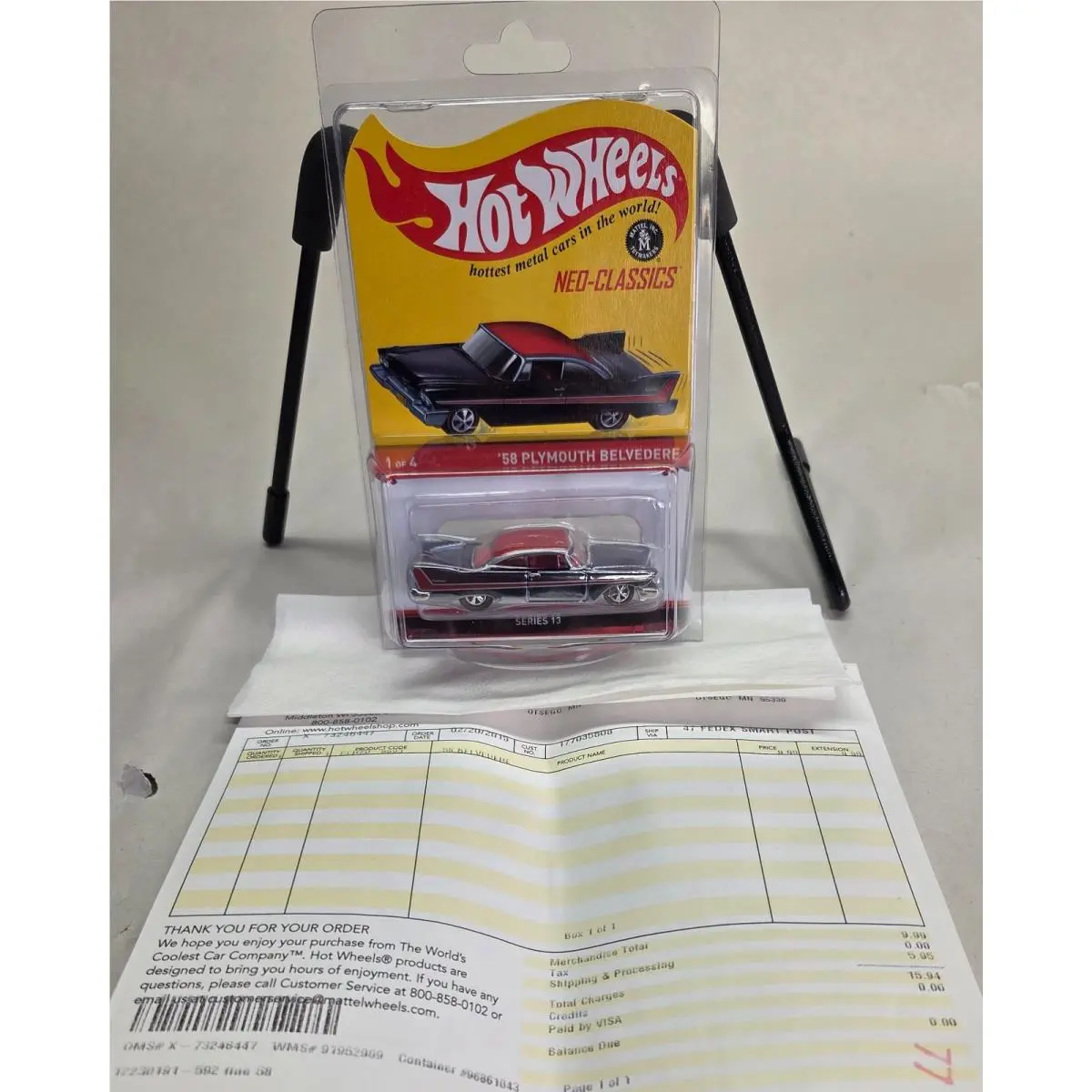 2014 Hot Wheels Collectors Neo-classics 1958 Plymouth Belvedere 00624/03000