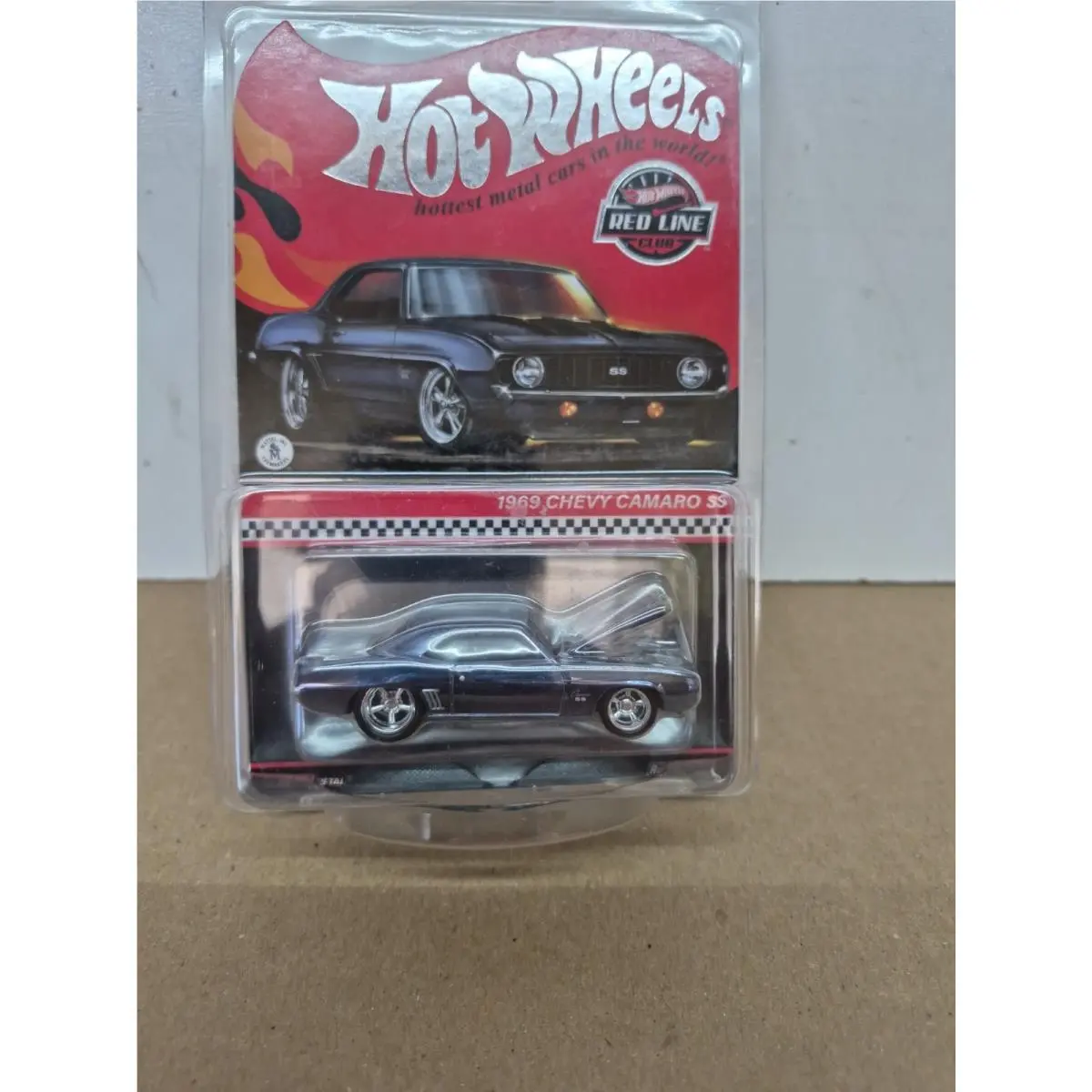 Hot Wheels Rlc 1969 Chevy Camaro SS - Blue