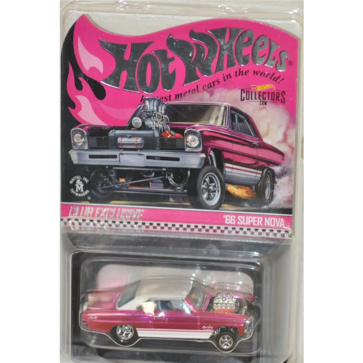 2021 Hot Wheels Rlc Red Line Club Exclusive `66 Super Nova Gasser Chevrolet Pink
