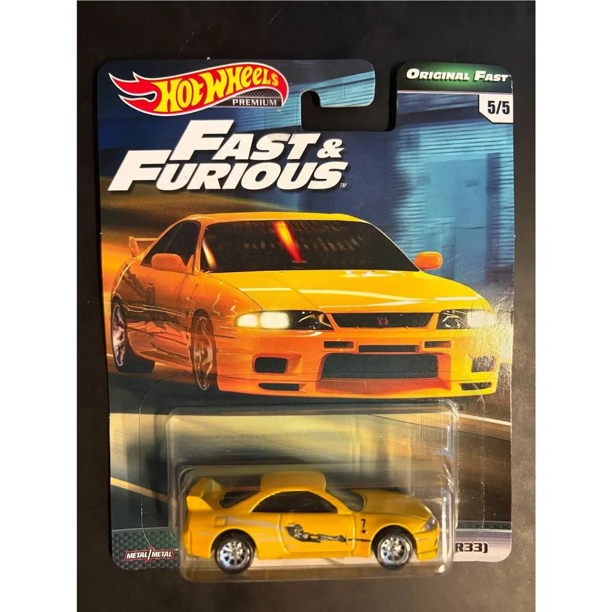 Hot Wheels Premium Fast Furious Fast 5/5 Nissan Skyline Gt-r BCNR33