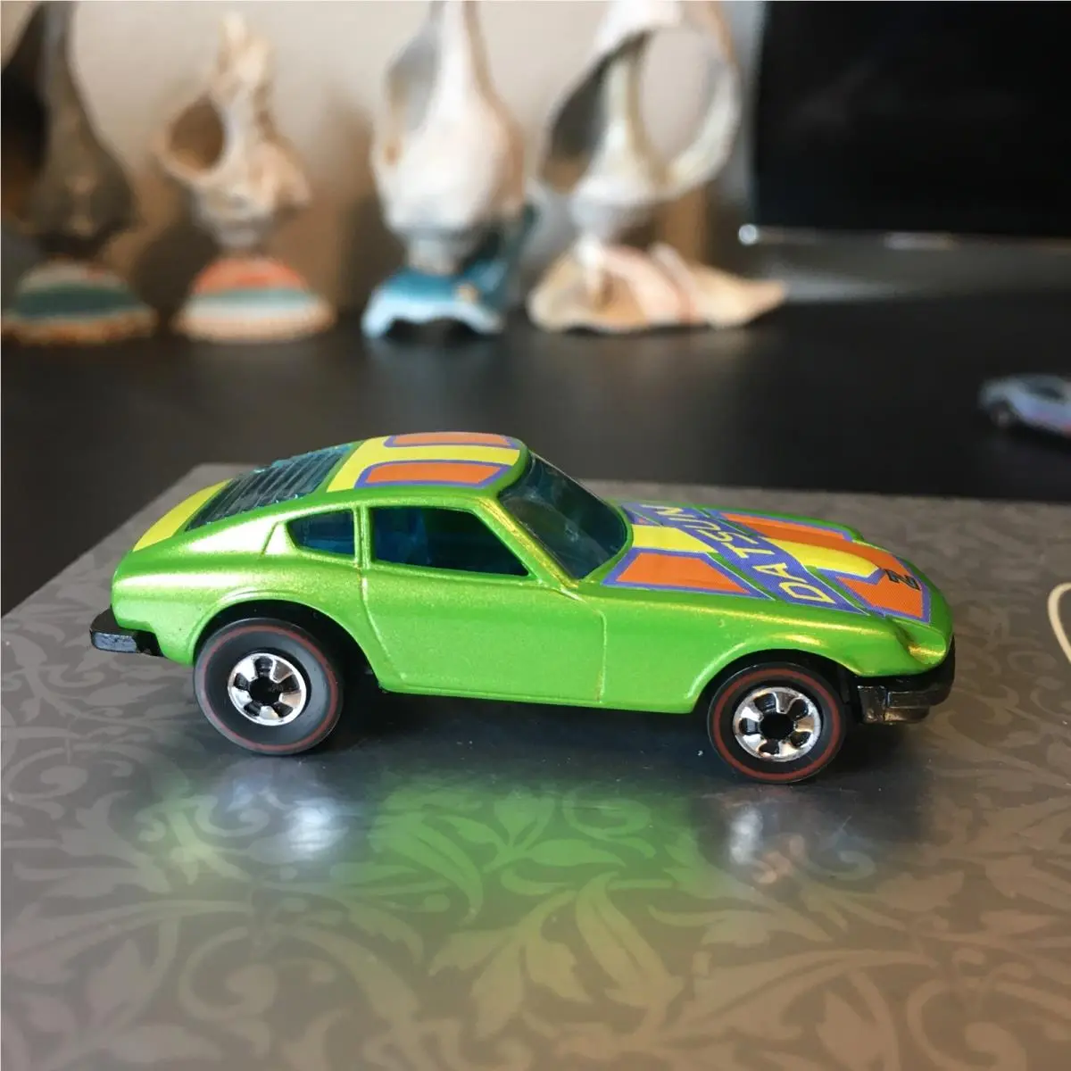 Custom 1976 Hot Wheels Z Whiz Datsun HK - Green - Fairlady Z / 240z - Nissan