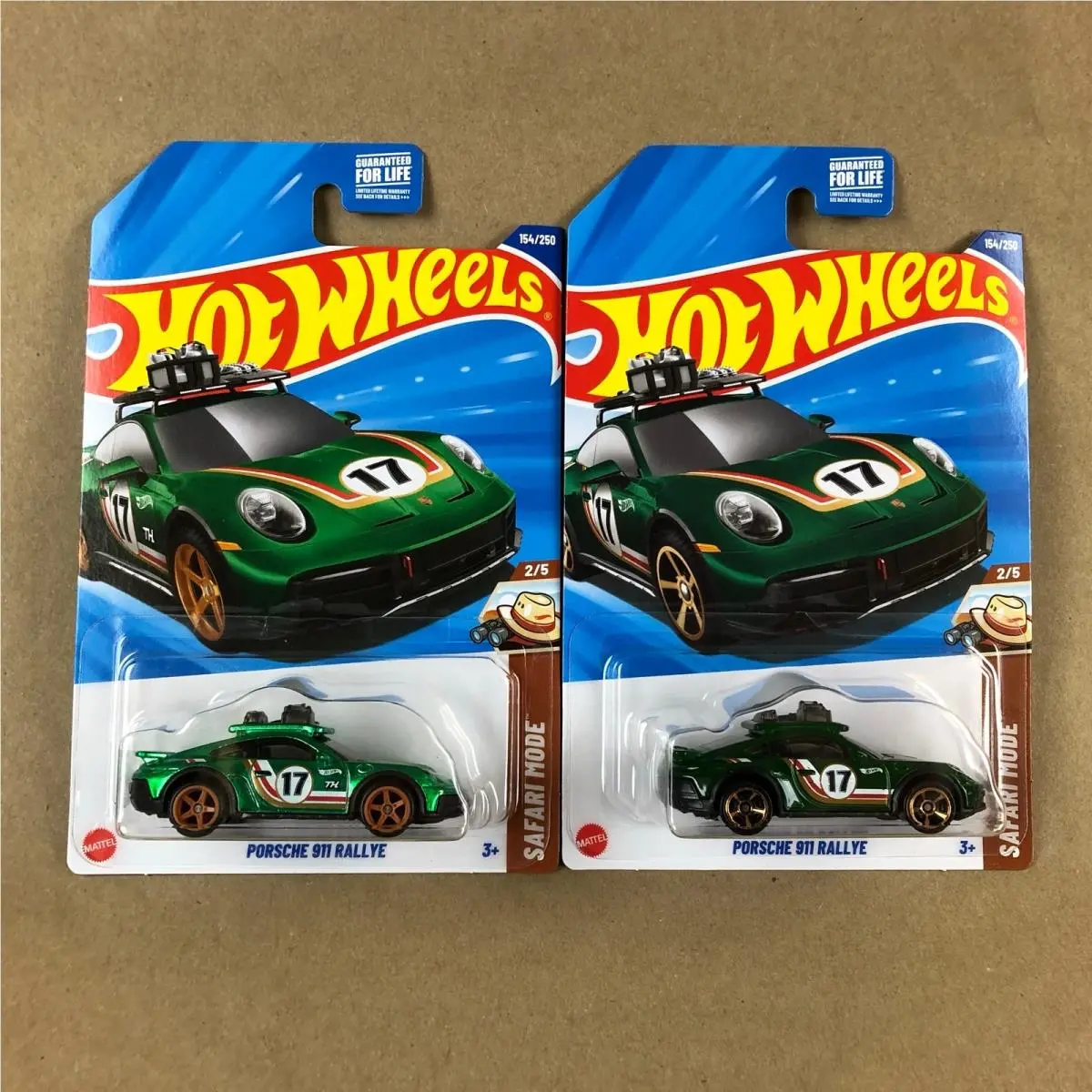 Hot Wheels Super Treasure Hunt Porsche 911 Rallye Green 154/250 Diecast Car 2025