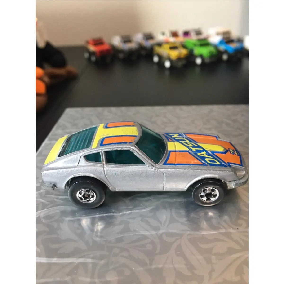 Hot Wheels ⭐ 1976 Datsun Z Whiz - Silver - Fairlady Z - 240z