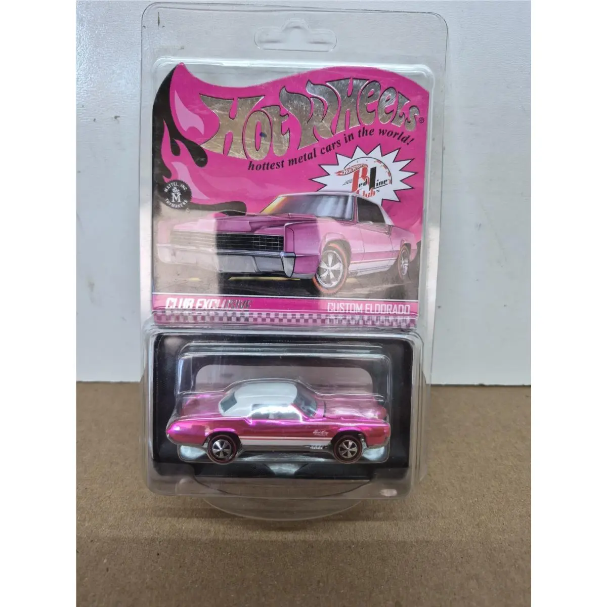 Hot Wheels Custom Eldorado HW ‘21 Red Line Club Exclusive Pink Vhtf