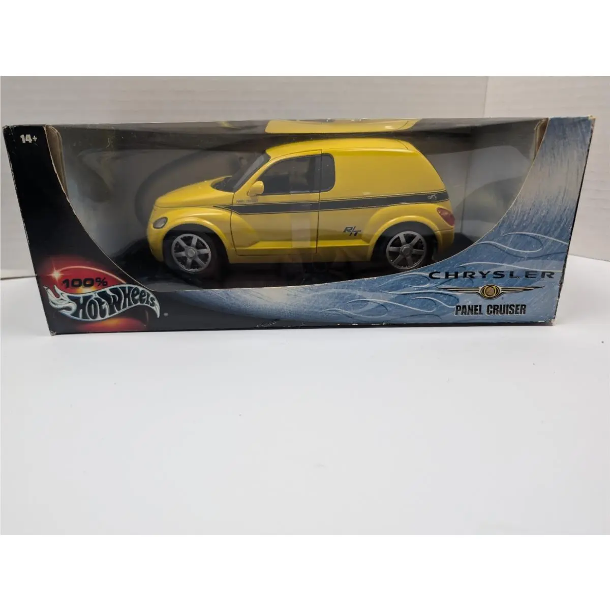 2001 Hot Wheels Chrysler Panel Cruiser R/t Yellow 1:18 Diecast Car w/ Box