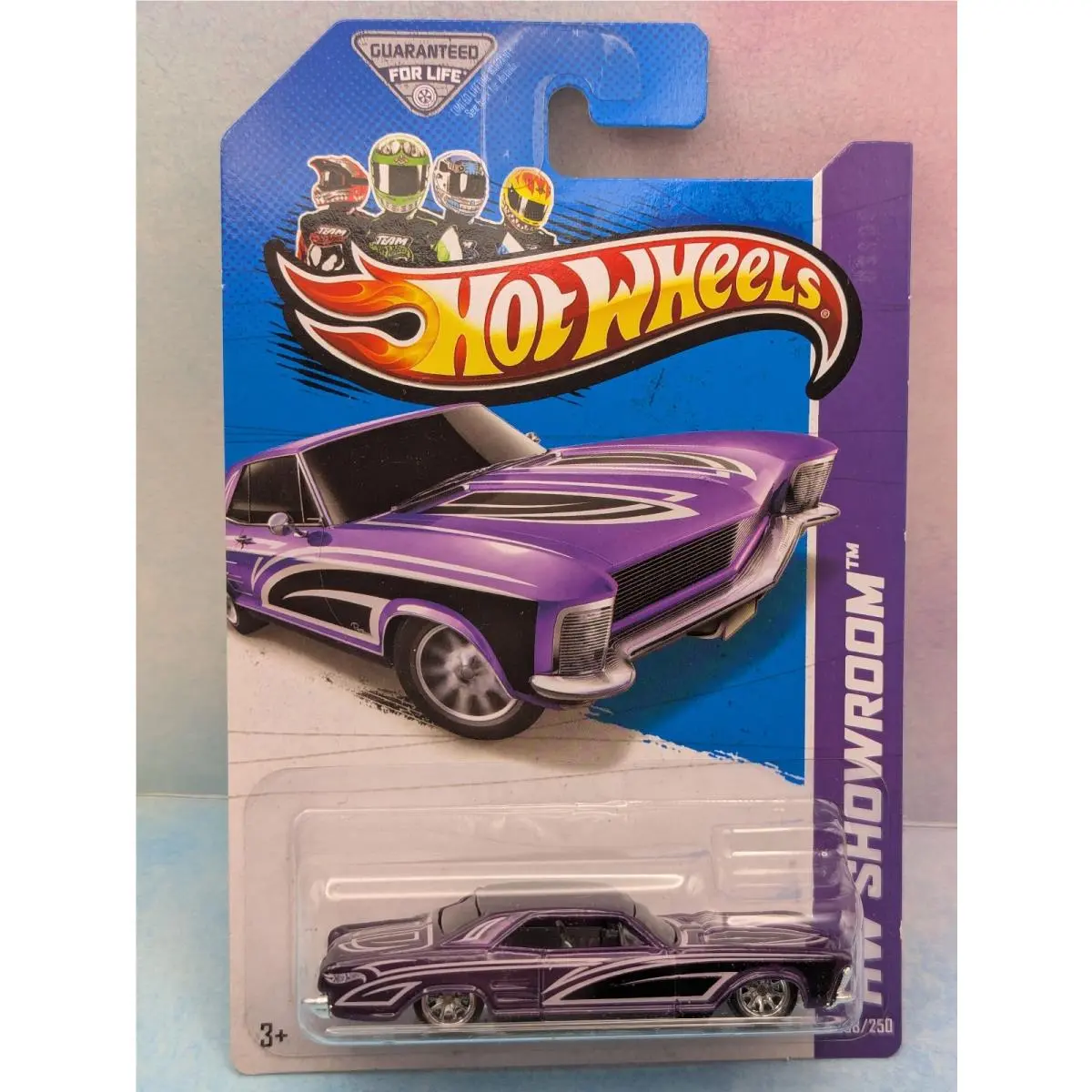 2013 Hot Wheels Super Treasure Hunt$ `64 Buick Riviera 238 Purple rr Protecto