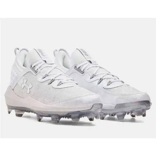Under Armour shoes - White Baseball Grey 3