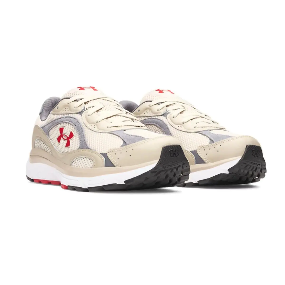 Under Armour shoes - Under Armour Tech - Tech - Beige, Manufacturer: Sandstorm / Desert Sand / Red - 280 20