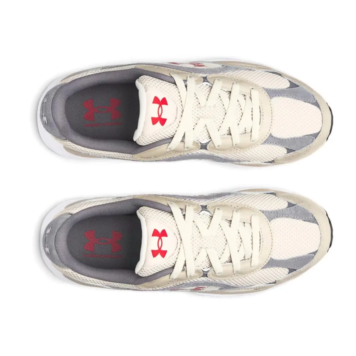 Under Armour shoes - Under Armour Tech - Tech - Beige, Manufacturer: Sandstorm / Desert Sand / Red - 280 22