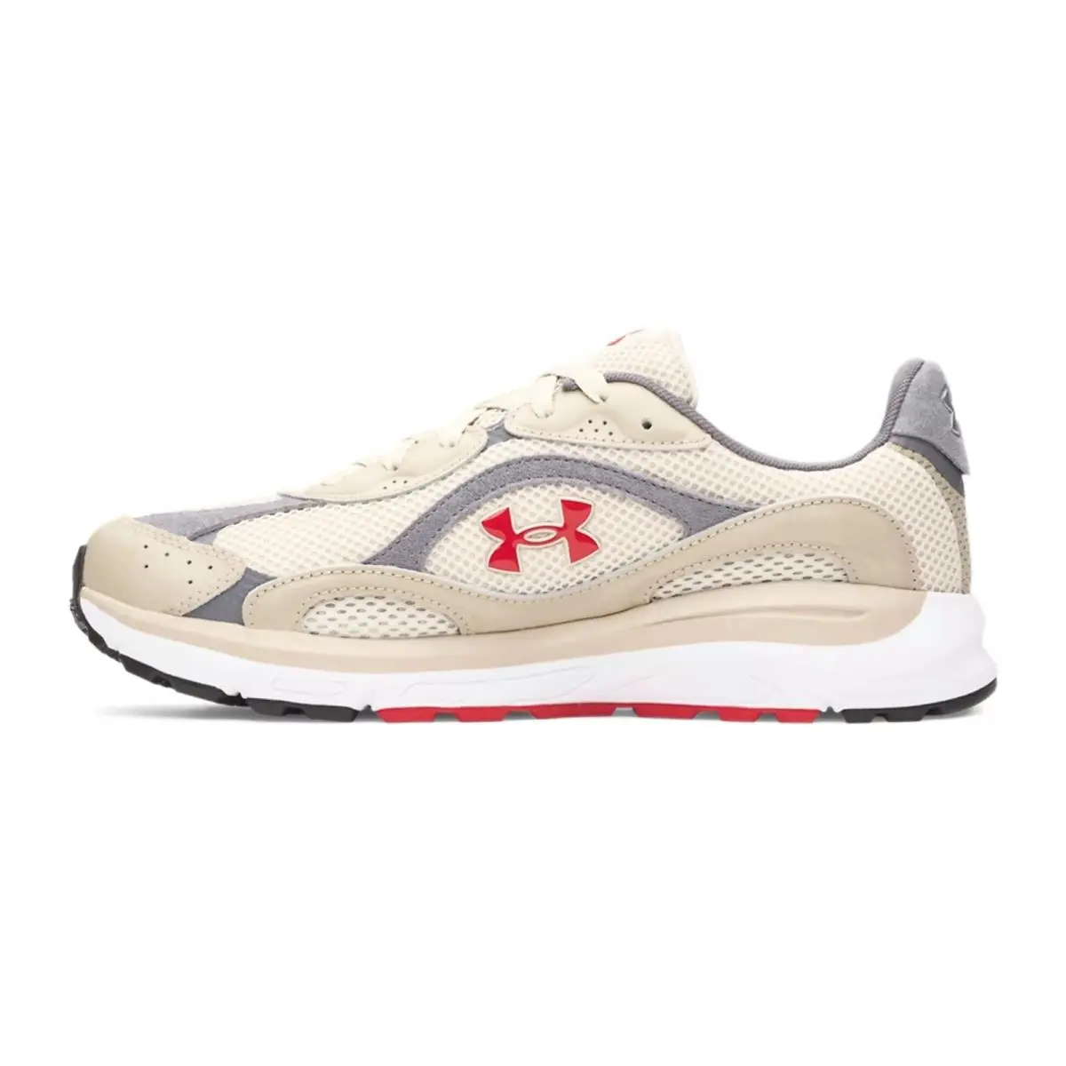 Under Armour shoes - Under Armour Tech - Tech - Beige, Manufacturer: Sandstorm / Desert Sand / Red - 280 24