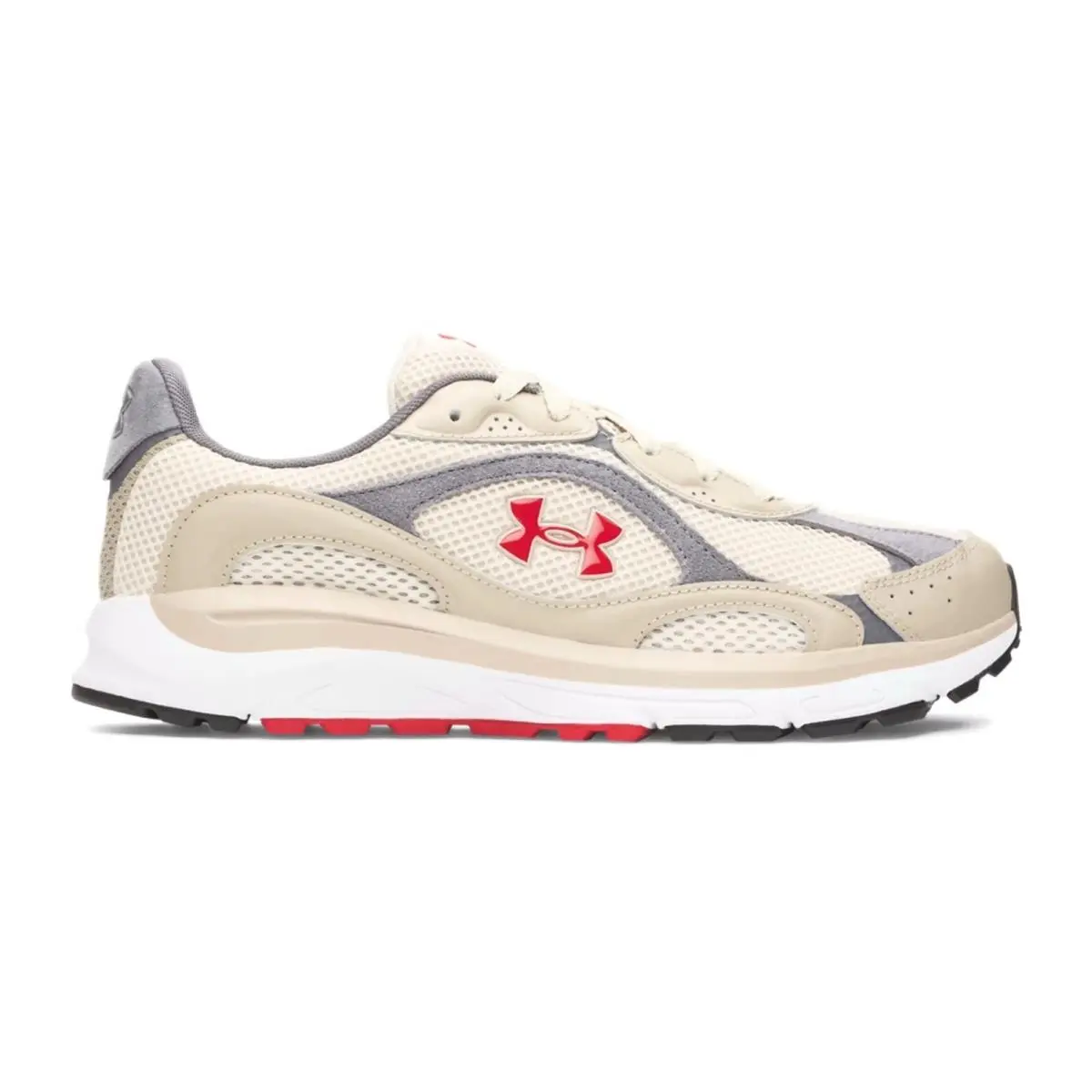 Under Armour shoes - Under Armour Tech - Tech - Beige, Manufacturer: Sandstorm / Desert Sand / Red - 280 25
