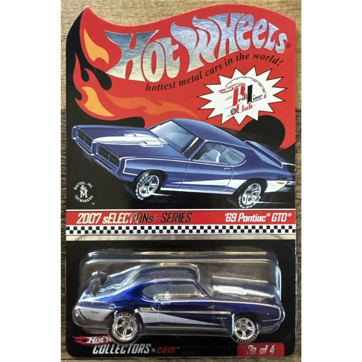 Hot Wheels - Rlc - `69 Pontiac Gto 8257 / 9015 IN Case