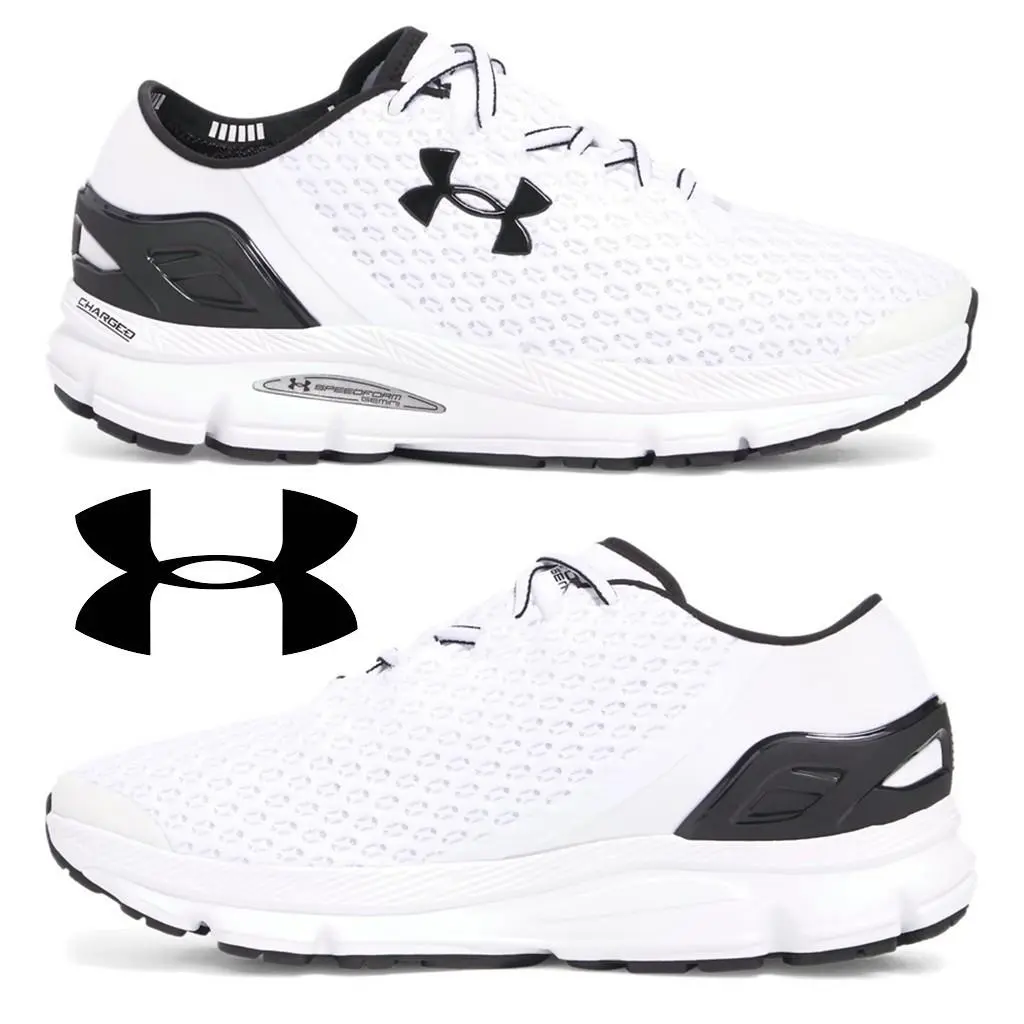 Under Armour Speedform Gemini Running Men`s Shoes Sneakers Casual Sport White