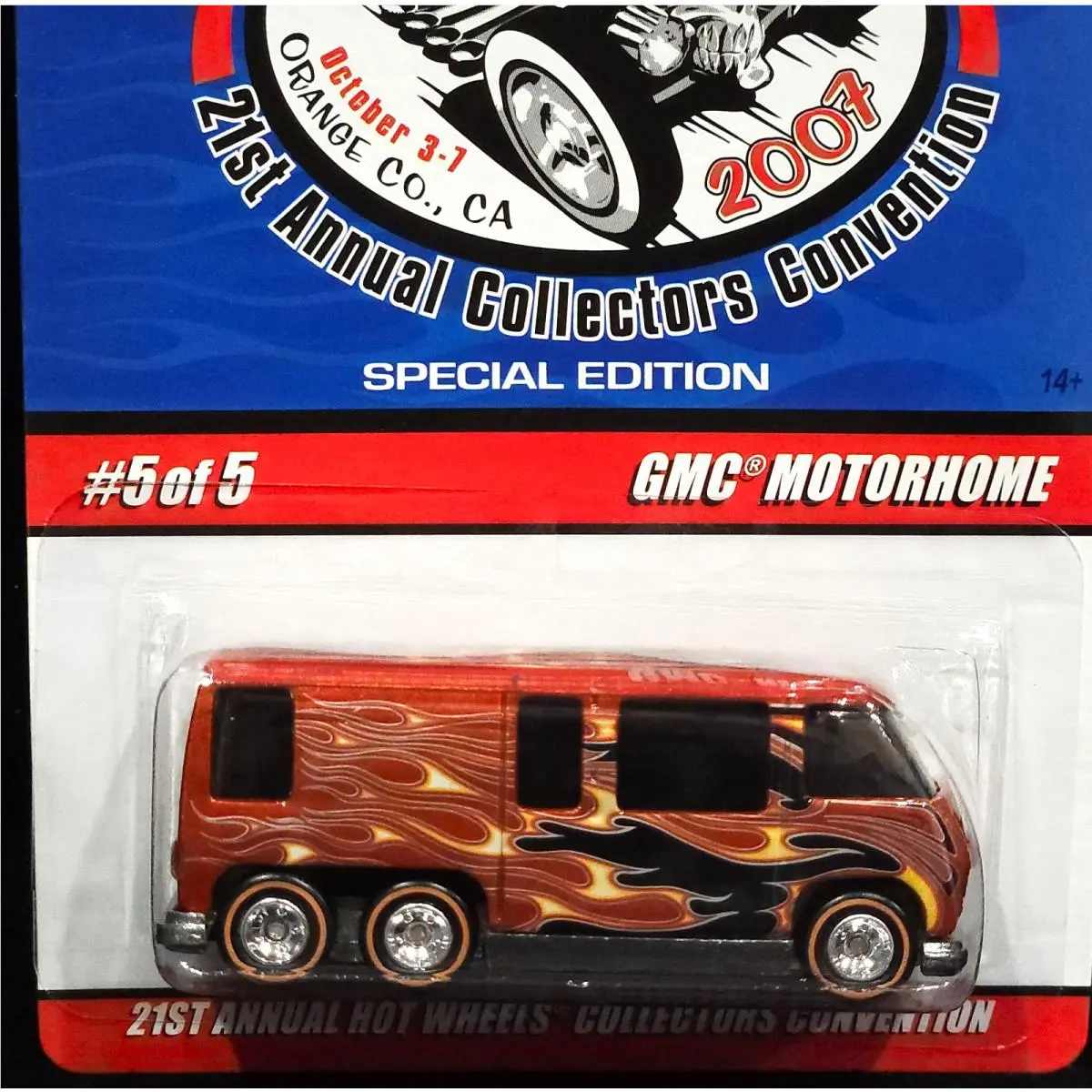 Hot Wheels Gmc Motorhome 2007 21st Annual Collectors Convention Car 1 of 2000
