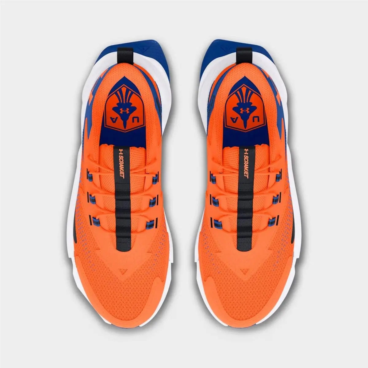 Under Armour shoes - 3027691 800 - Orange Blast/Tech Blue/Orange Blast 6