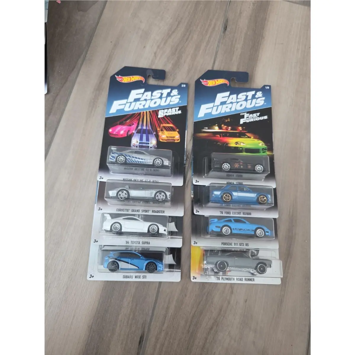Hot Wheels Walmart Exclusive 2017 Fast Furious Complete 8 Car Set B