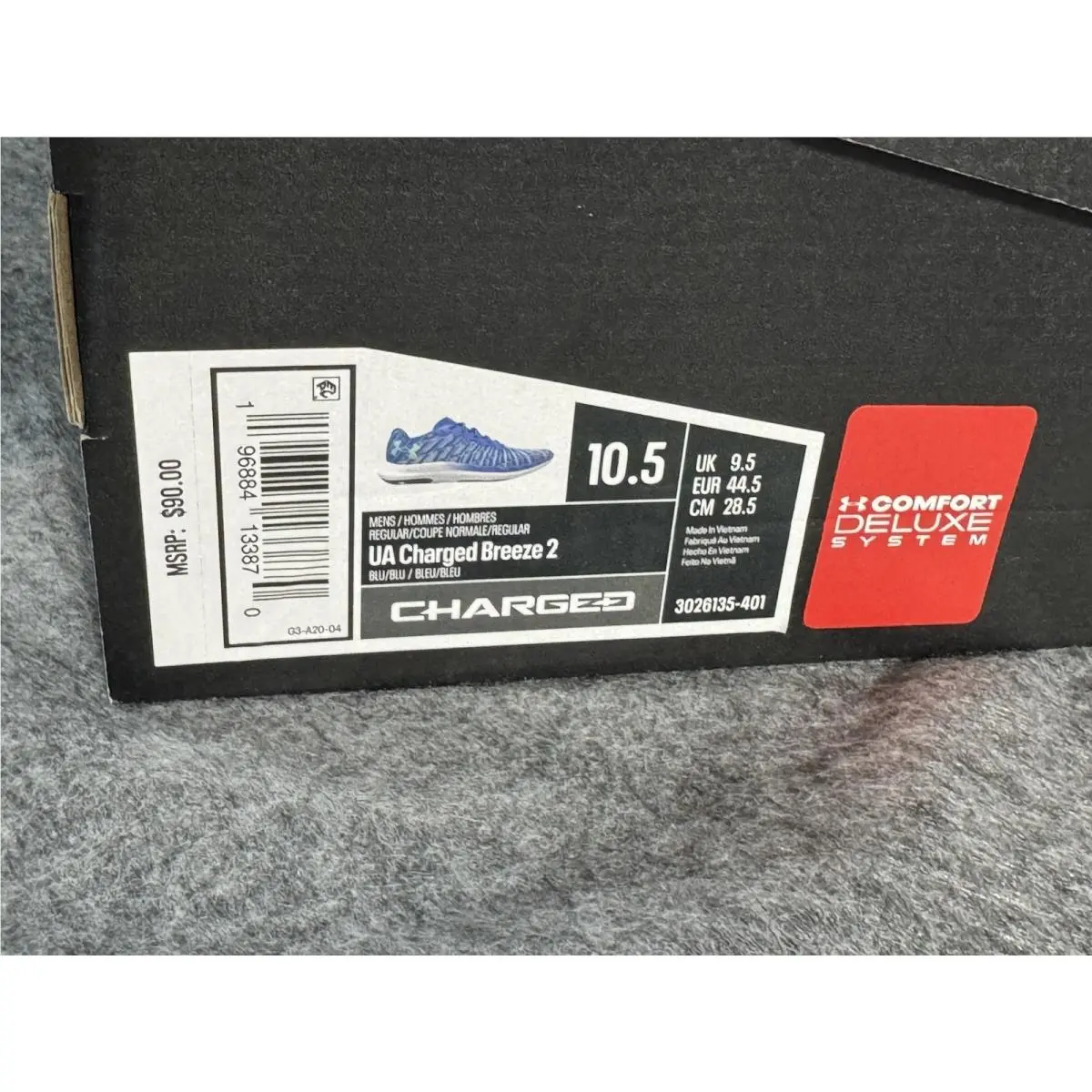 Under Armour shoes - Under Armour Charged Breeze - Charged Breeze - Blue 10