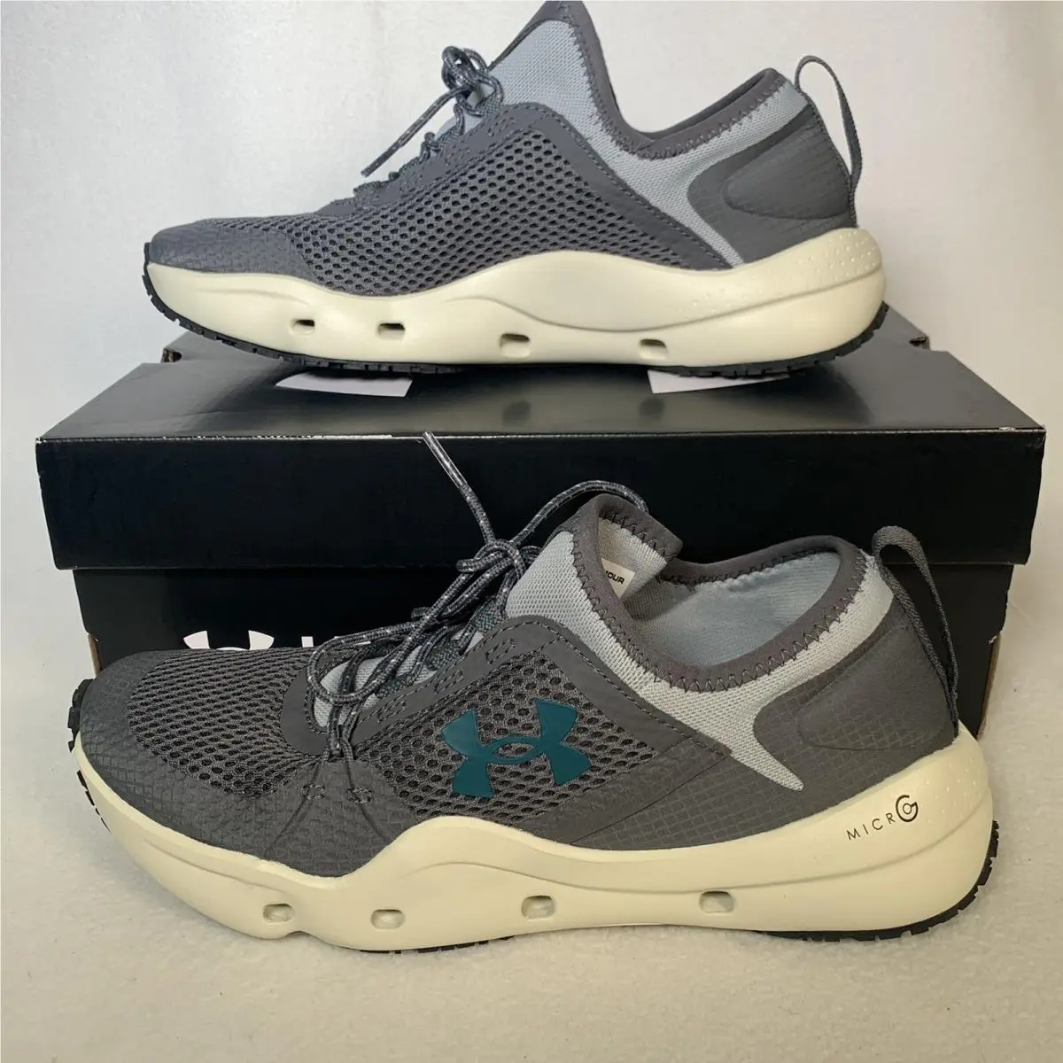 Under Armour shoes - Under Armour Micro G Kilchis - 3023739-100 - Gray 1