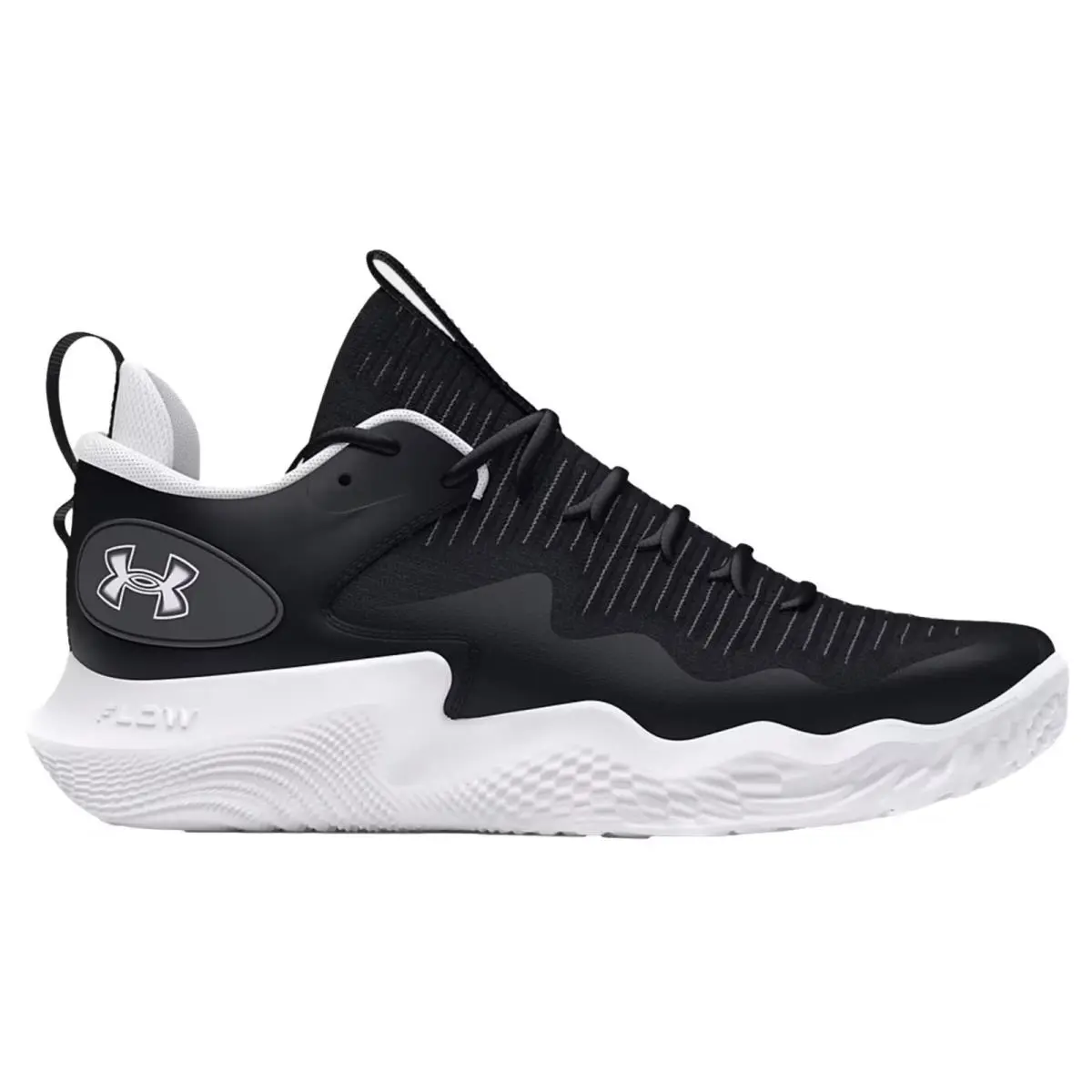 Under Armour Flow Ace Low Black / White 3027084-001 Women`s Size 6 Medium