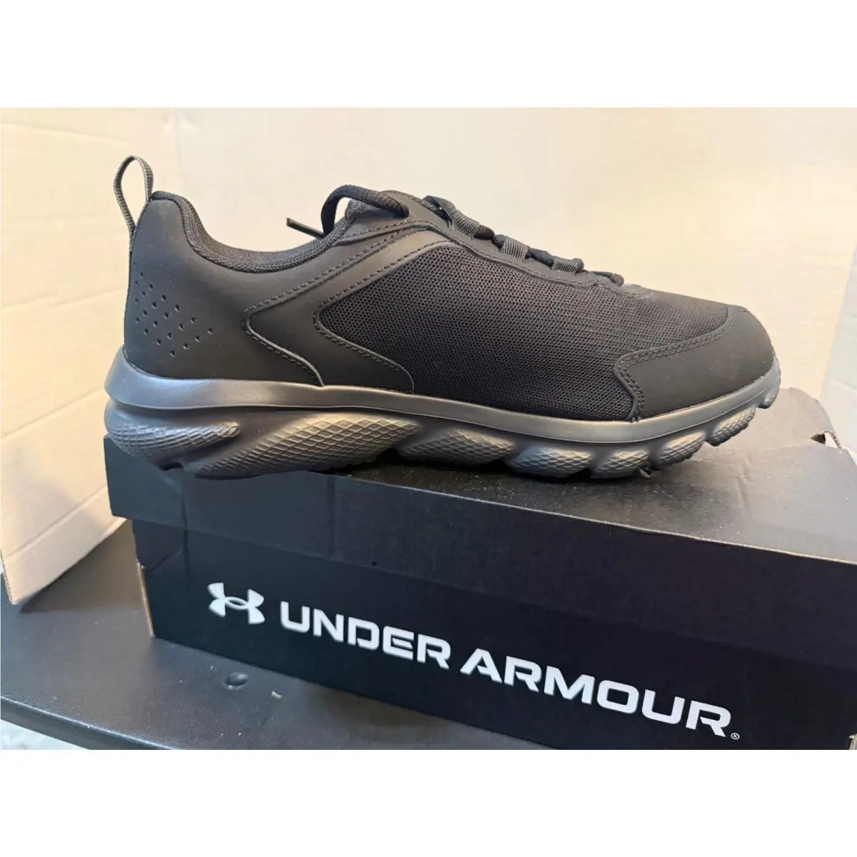 Under Armour shoes - Under Armour Charged Assert 9 4E Wide - 3024857-002 - Black 2