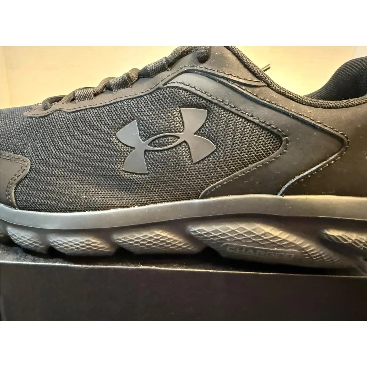 Under Armour shoes - Under Armour Charged Assert 9 4E Wide - 3024857-002 - Black 0