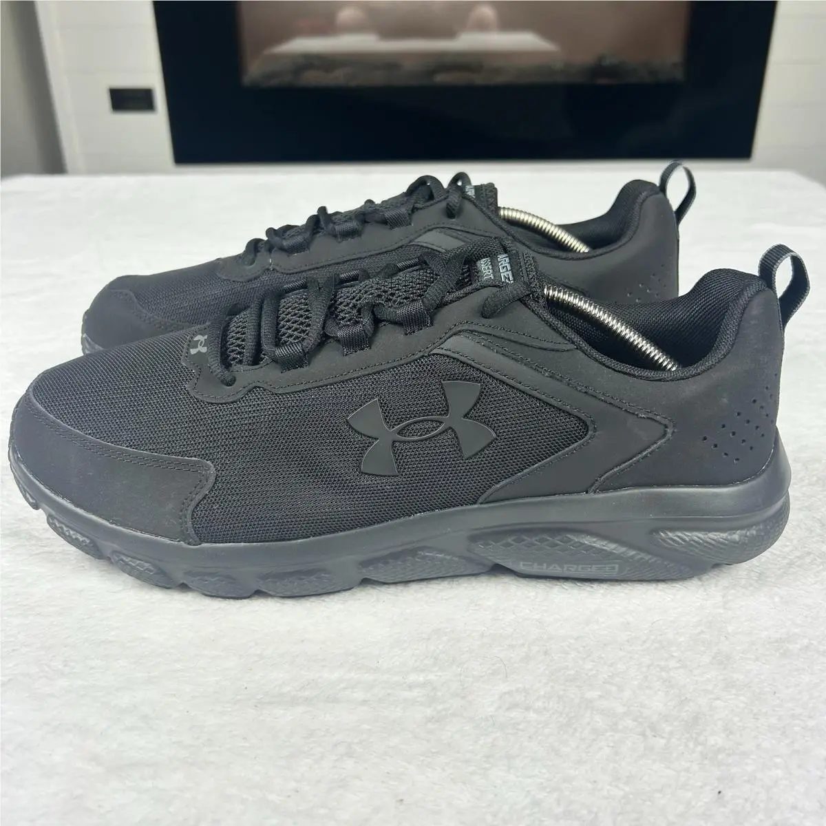 Under Armour shoes - Under Armour Charged Assert 9 - 3024857-002 - Black (UPC: 0195250100669) 1
