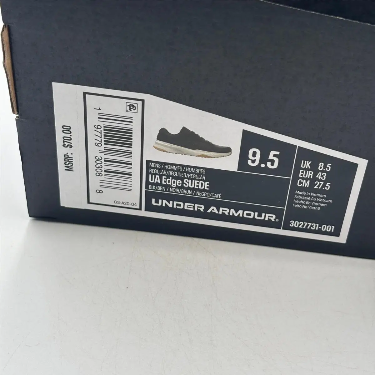 Under Armour shoes - UA Edge Suede - Edge Suede - Black 0