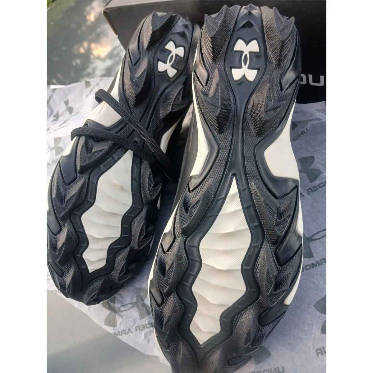 Under Armour shoes - Under Armour Glyde Sola RM - Black/White/Black 0
