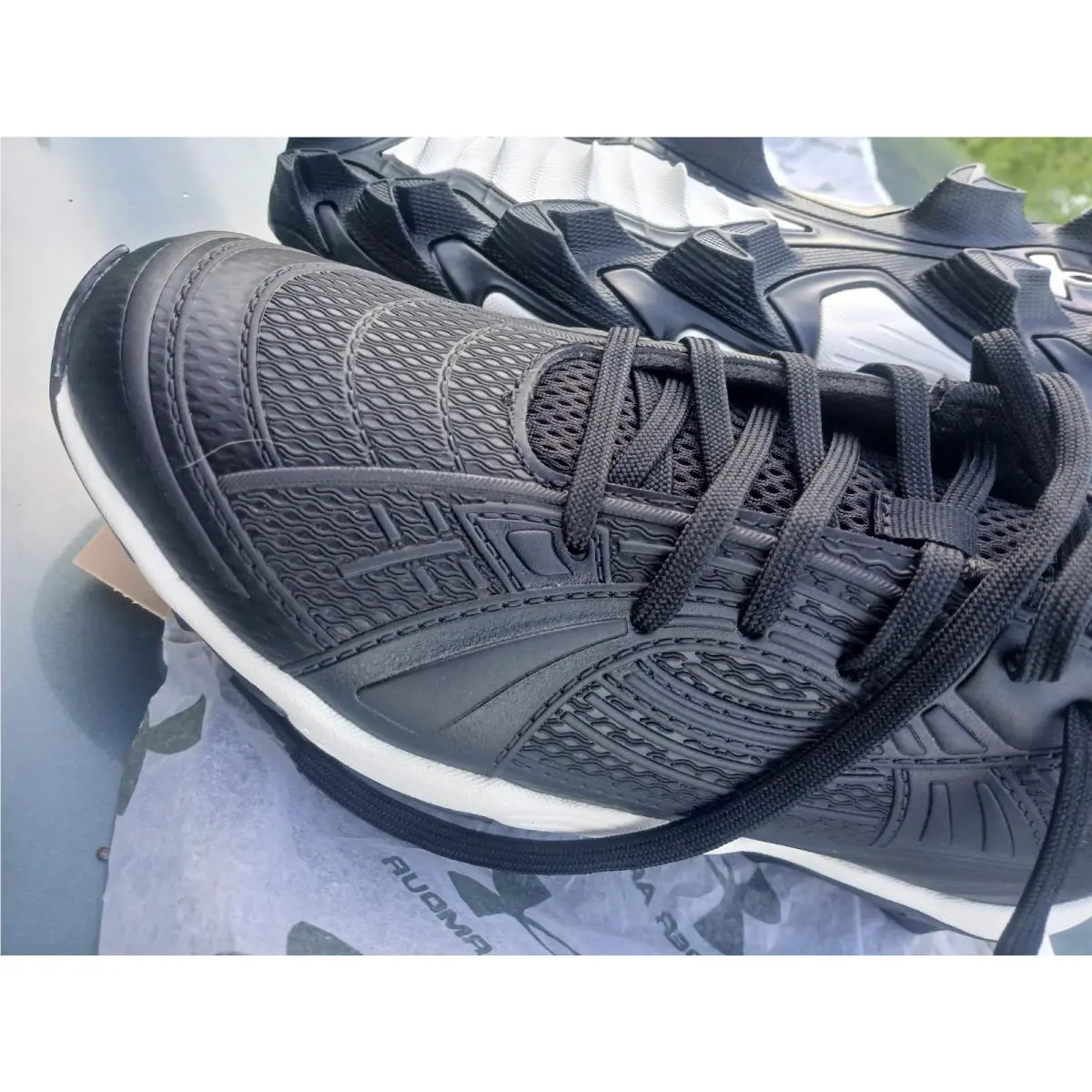 Under Armour shoes - Under Armour Glyde Sola RM - Black/White/Black 2