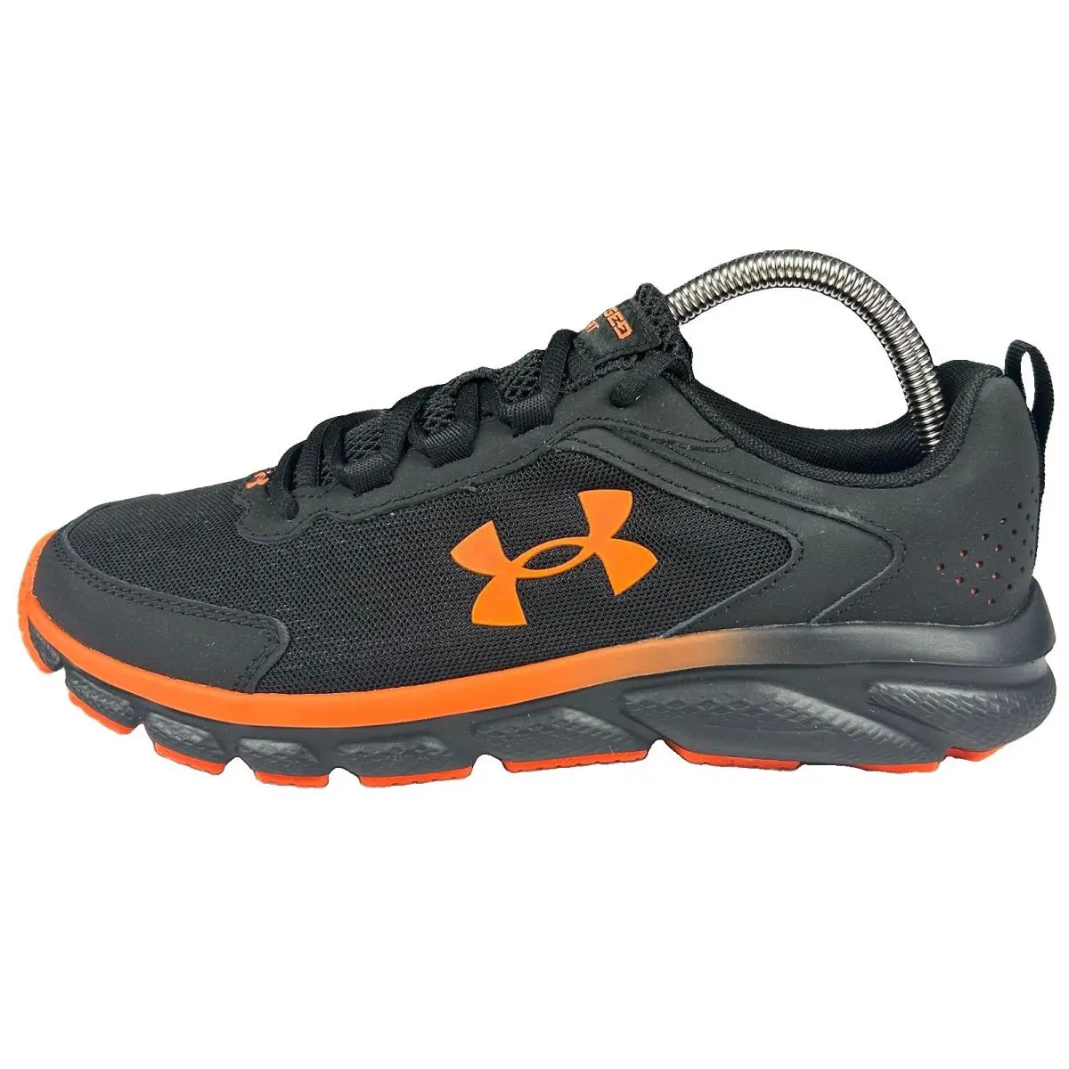 Under Armour Charged Assert 9 Running Sneakers Men`s Size 8.5 Black Orange