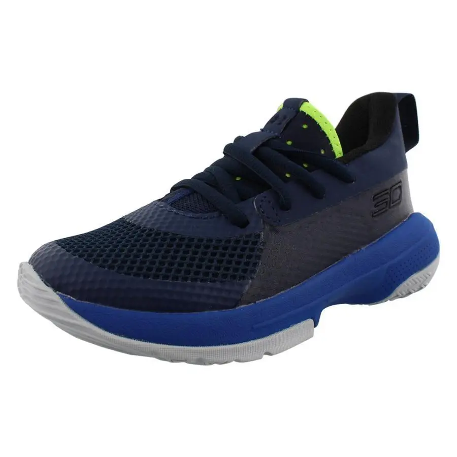Under Armour shoes - Under Armour Curry 7 - Curry - 3022114-405 - Blue, Main: Black (UPC: 193444516388) 3