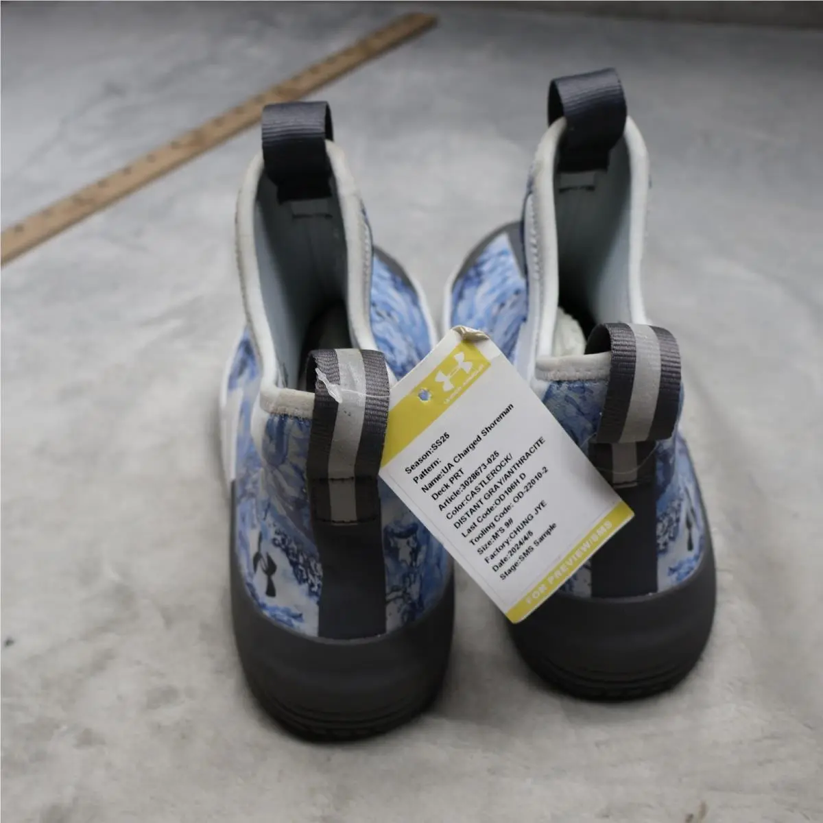 Under Armour shoes - Under Armour Charged Shoreman - Charged Shoreman - Blue 6