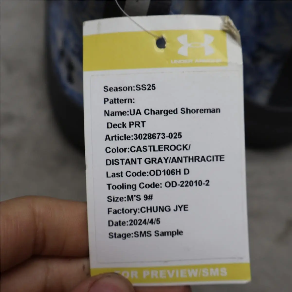 Under Armour shoes - Under Armour Charged Shoreman - Charged Shoreman - Blue 7
