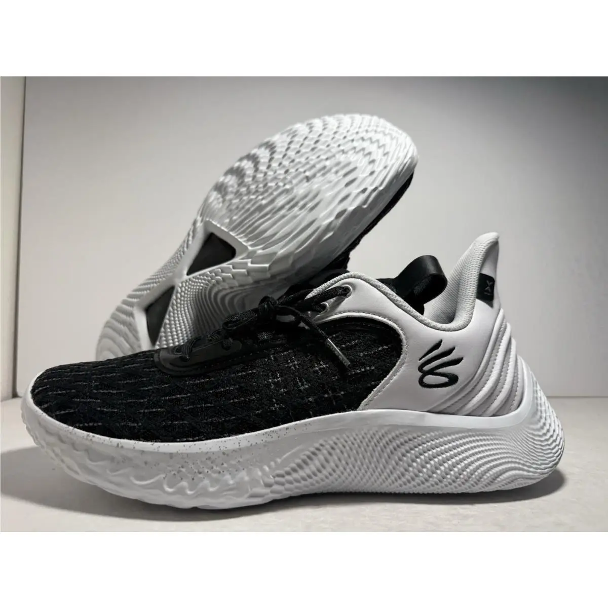 Under Armour Curry 9 Team ‘white Black’ Men’s Size 12 US 3025631-103
