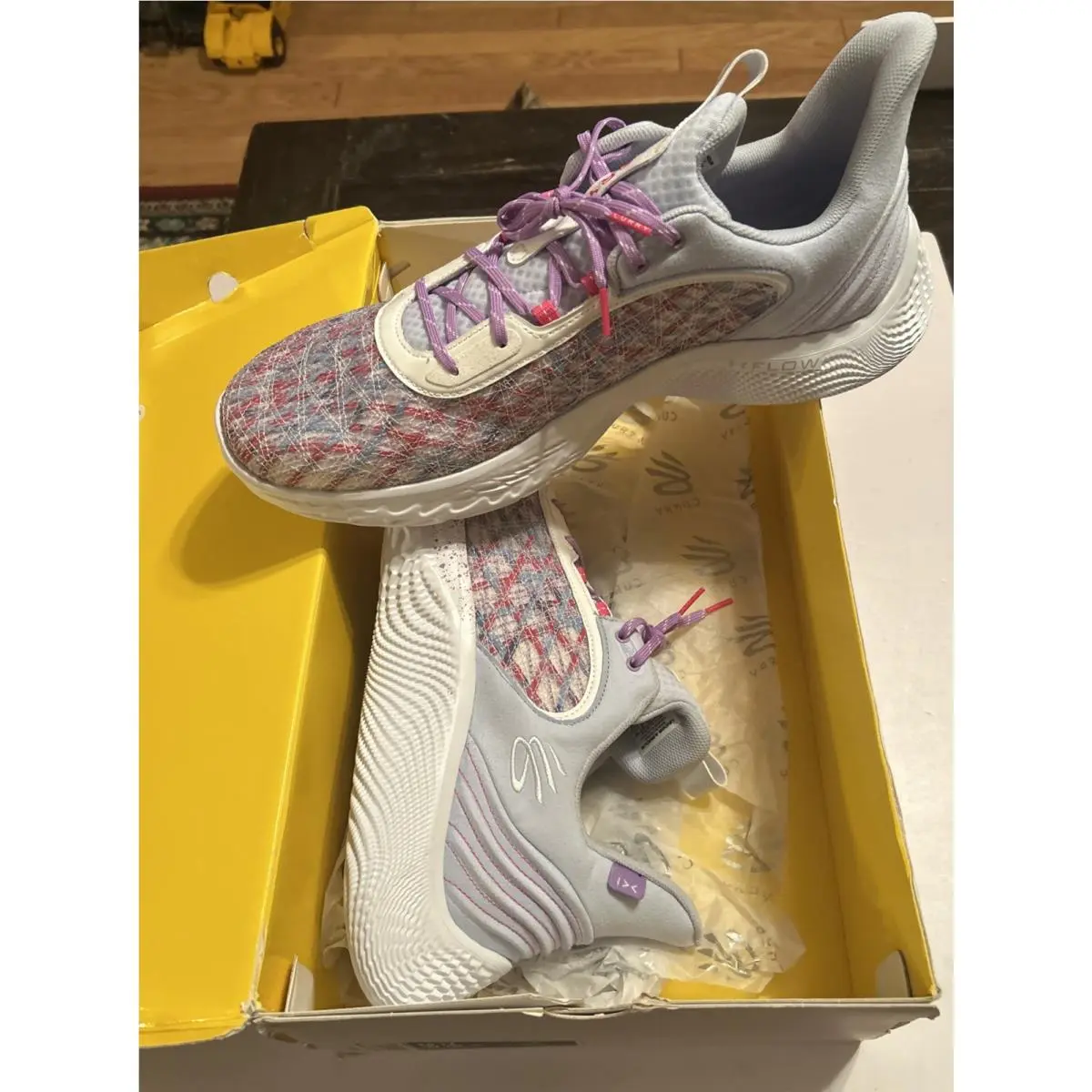 Under Armour shoes - Under Armour Curry 9 - Curry - 3025684-401 - Multicolor (UPC: 0195252918002) 0