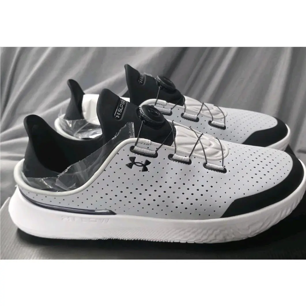 Under Armour Slipspeed Shoes Boa Grey Black 3026197-107 Men SZ 15