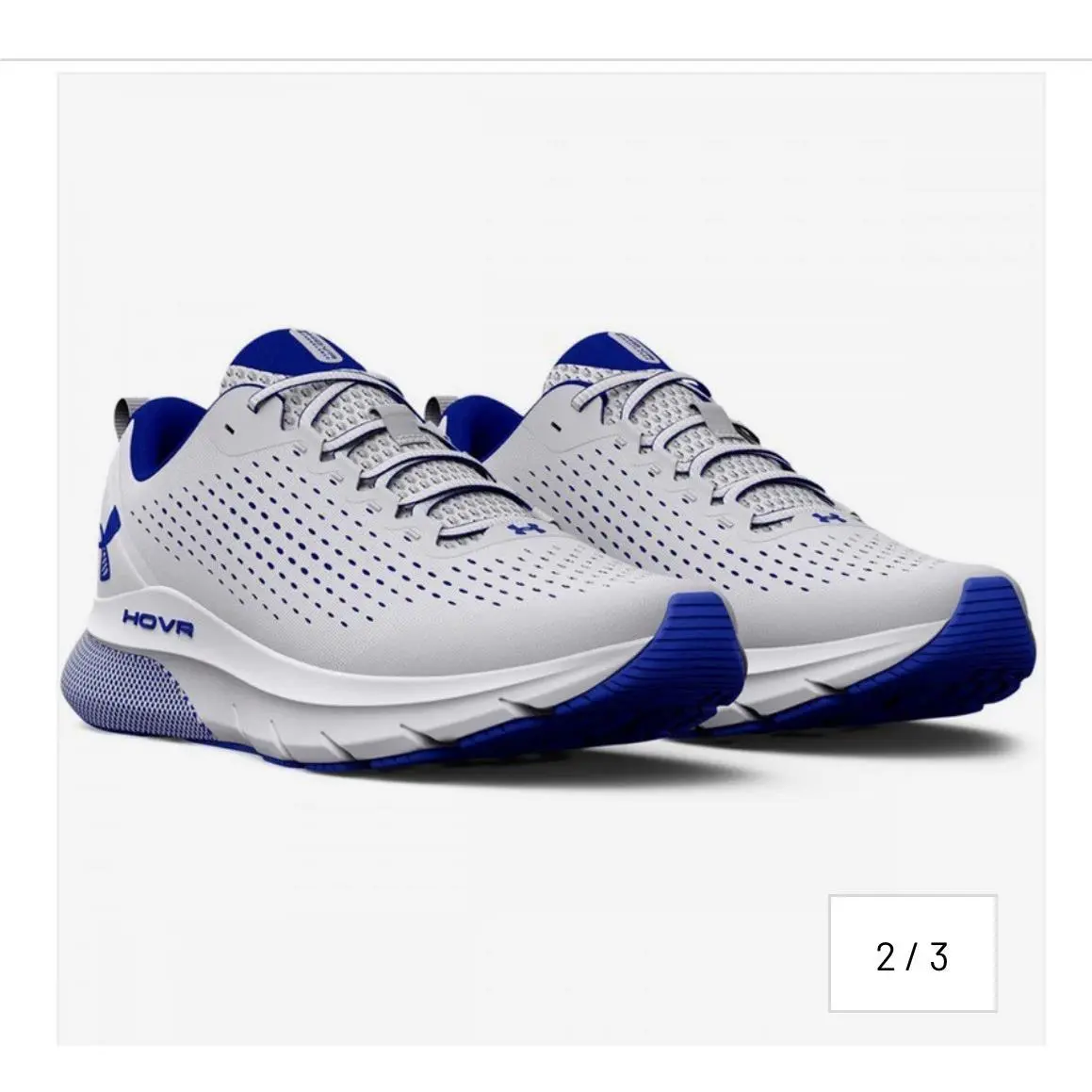 Under Armour shoes - Under armour HOVR - HOVR - Wht/blu (UPC: 0196039691095) 3