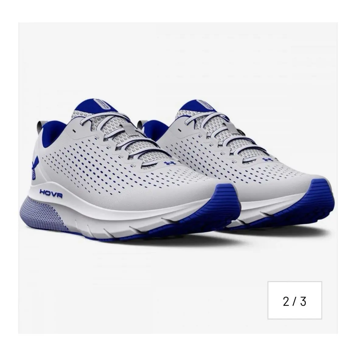 Under Armour shoes - Under armour HOVR - HOVR - Wht/blu (UPC: 0196039691095) 0