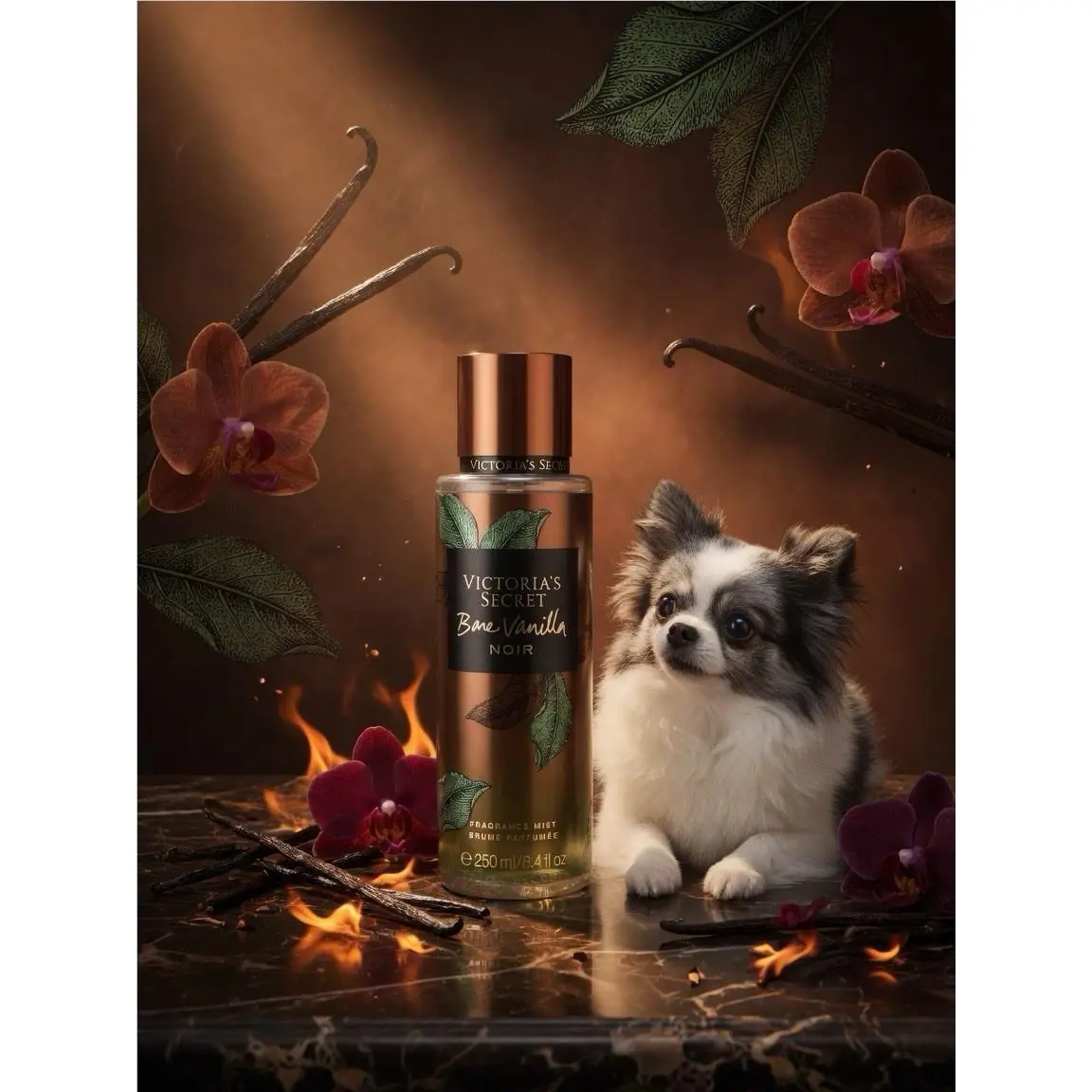 Victoria`s Secret Bare Vanilla Noir Limited Edition Fragrance Mist 8.4 oz