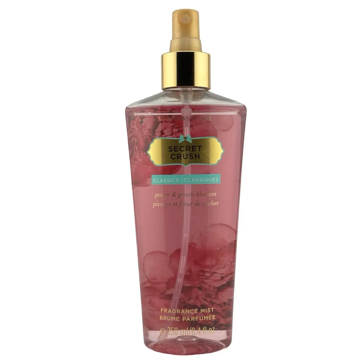 Victoria`s Secret Crush Fragrance Mist Peony Peach Blossom 8.4 fl oz Rare
