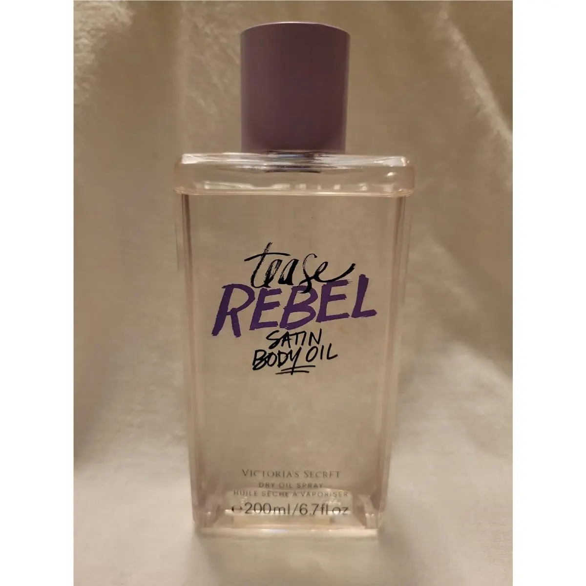 Victoria`s Secret Tease Rebel Satin Body Oil Dry Oil Spray 6.7 fl oz Bnwob