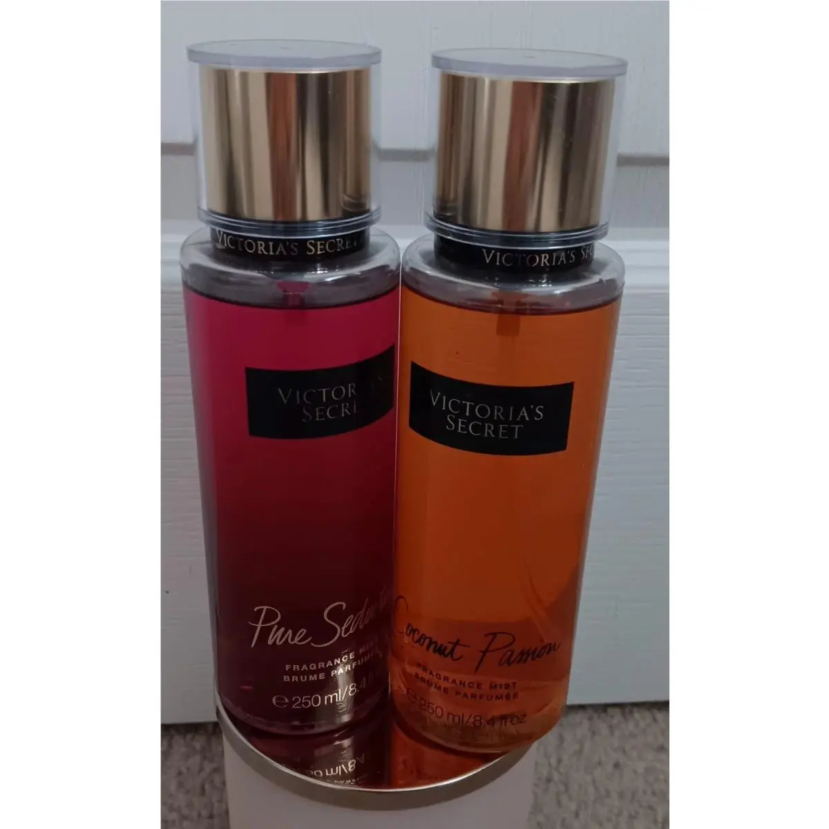 Victoria Secret Pure Seduction and Coconut Passion 8.4 oz Fragrance Mist