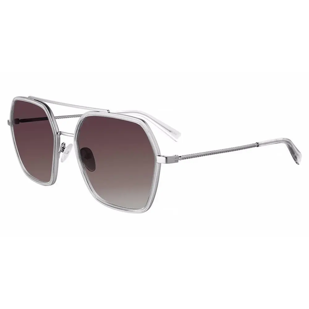 Tumi Stu 510 Gunmetal/Crystal-Gunmetal/crystal-0dgu 0dgu Size 56 Sunglasses