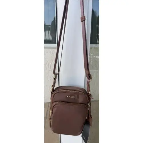 Tumi Voyageur Rama / Ruma Crossbody Handbag Bag Shoulder Purse Tahini