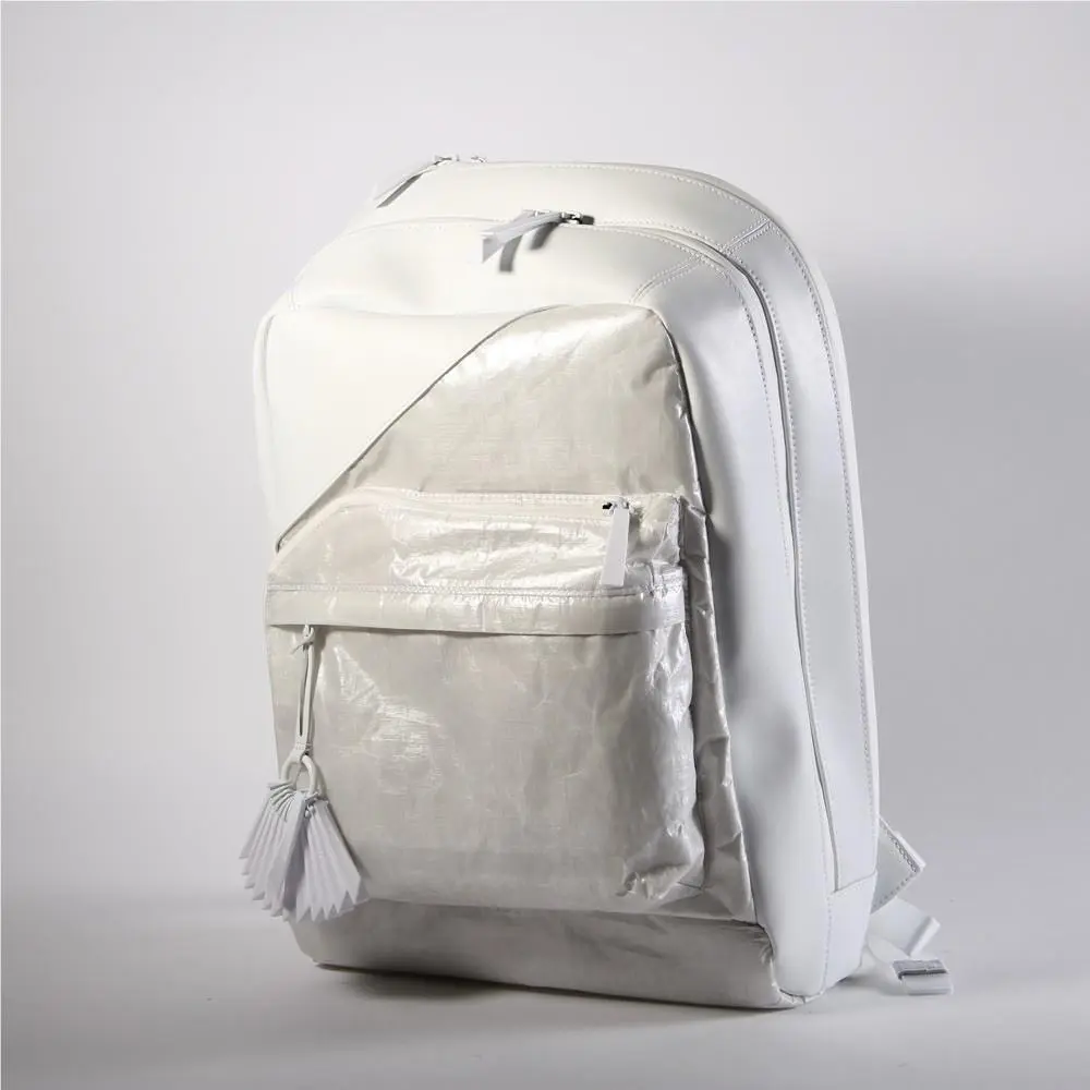 Tumi x Public School White Backpack Rare 2016 Fall Season Cubic Tech