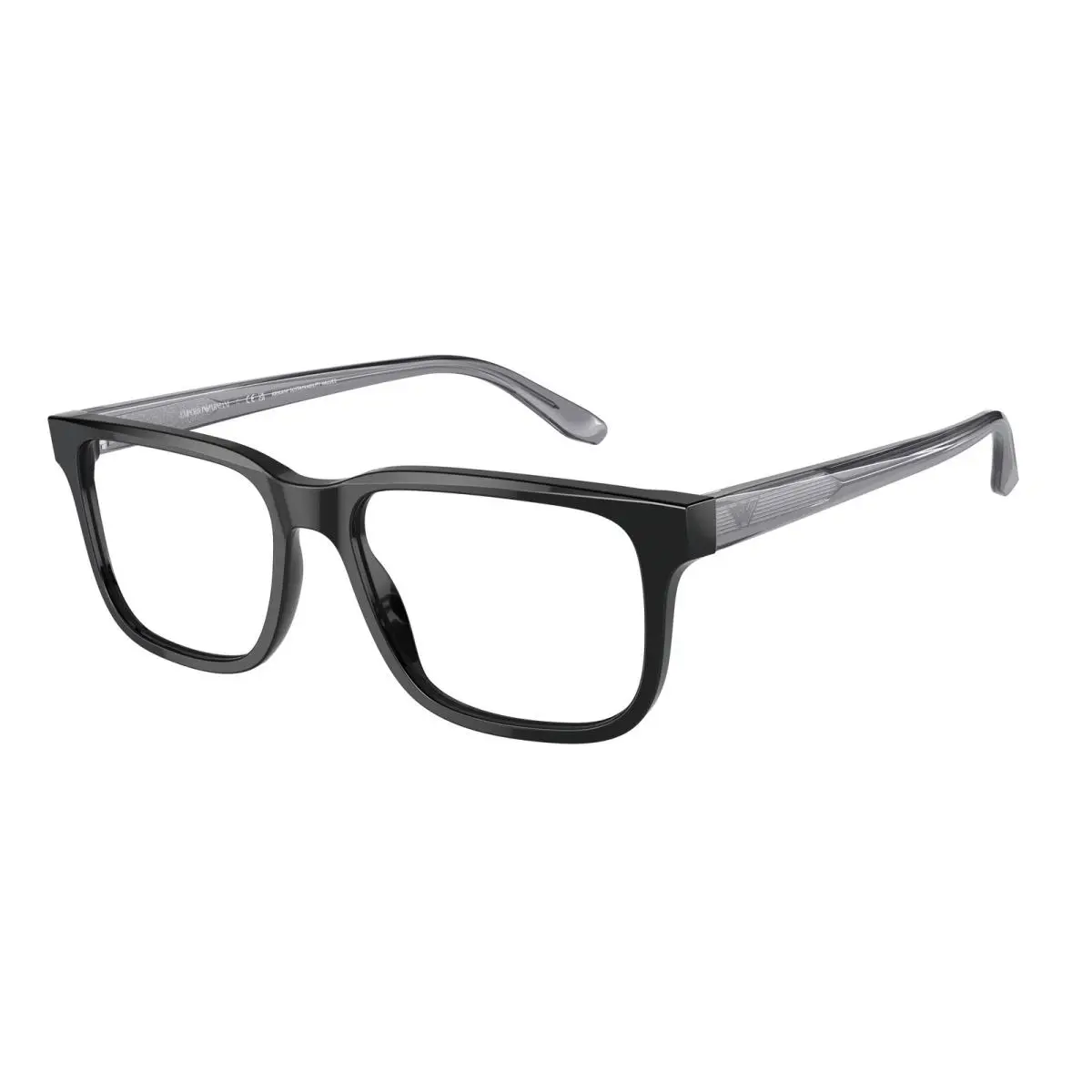 Emporio Armani EA3218 5017 Black Demo Lens 53 mm Men`s Eyeglasses