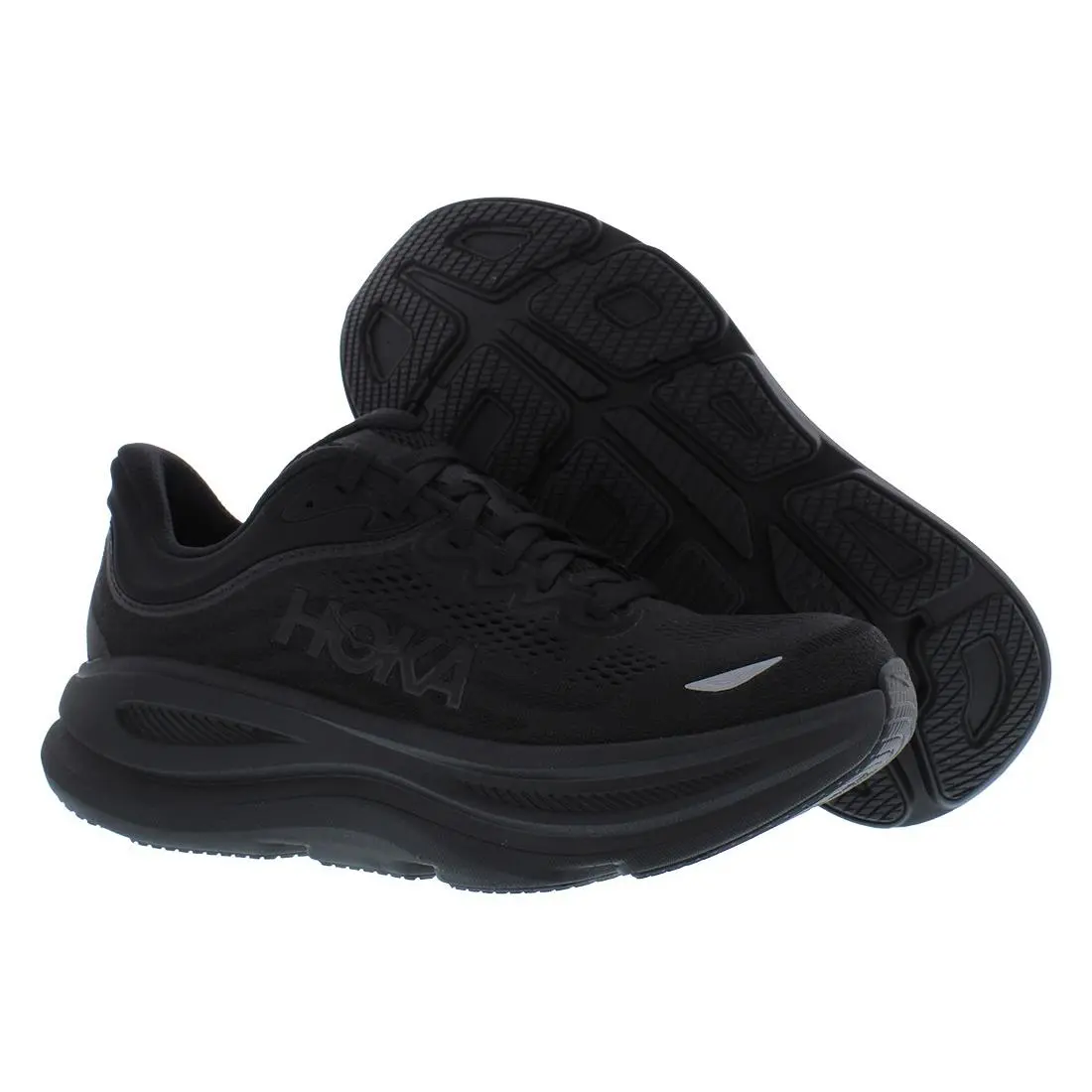 Hoka One One Bondi 9 Mens Shoes - Black/Black, Main: Black