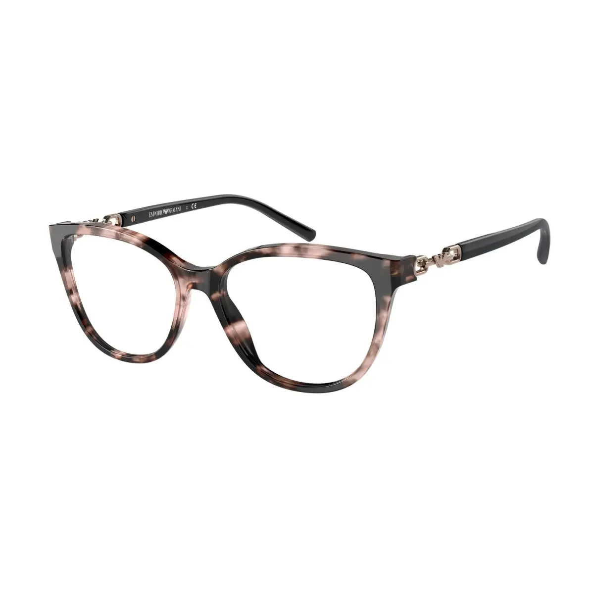 Emporio Armani EA3190 5410 Pink Havana Demo Lens 53 mm Women`s Eyeglasses
