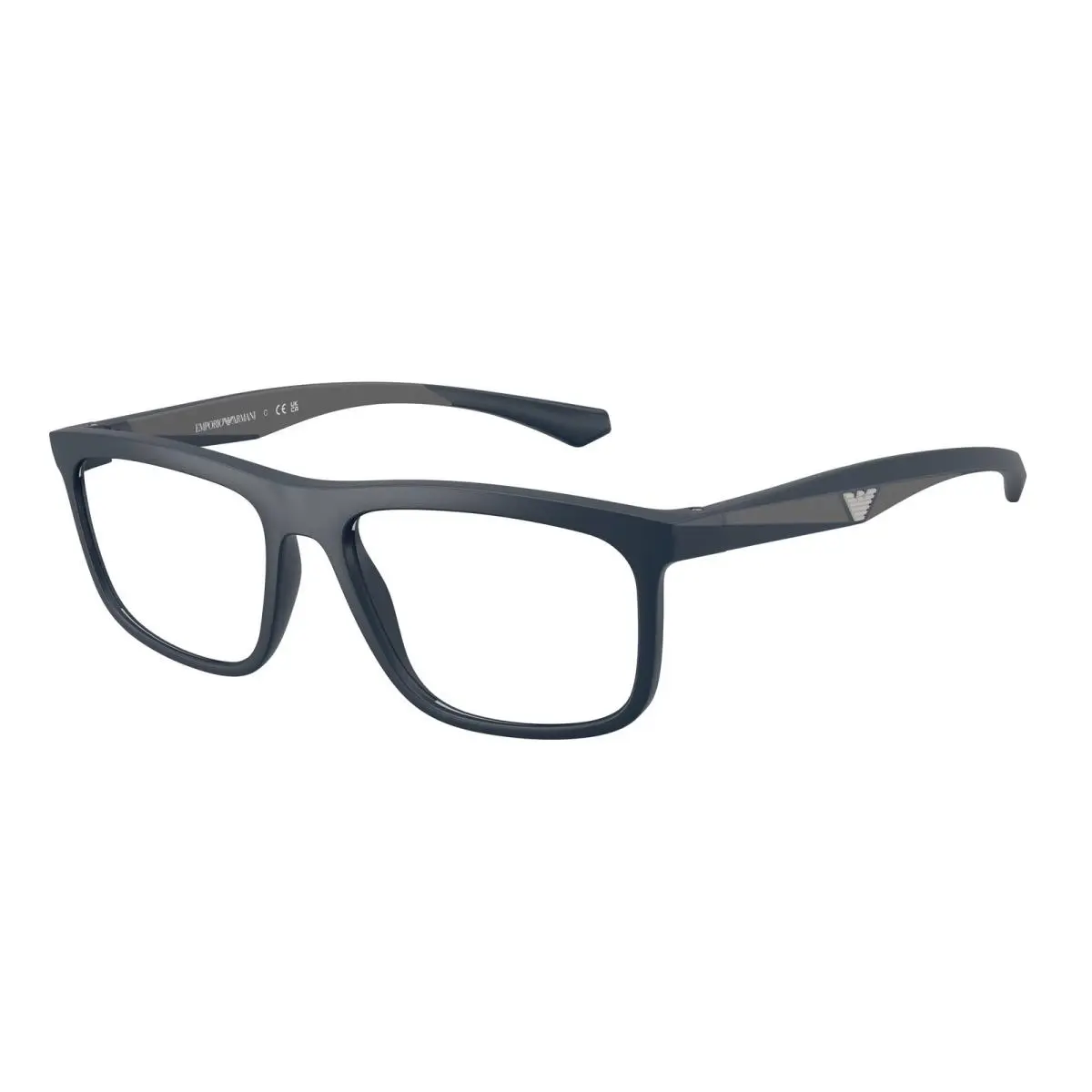 Emporio Armani EA3246 6185 Matte Blue Demo Lens 53 mm Men`s Eyeglasses