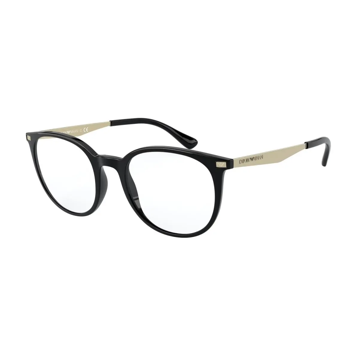Emporio Armani EA3168 5001 Shiny Black Demo Lens 52 mm Women`s Eyeglasses